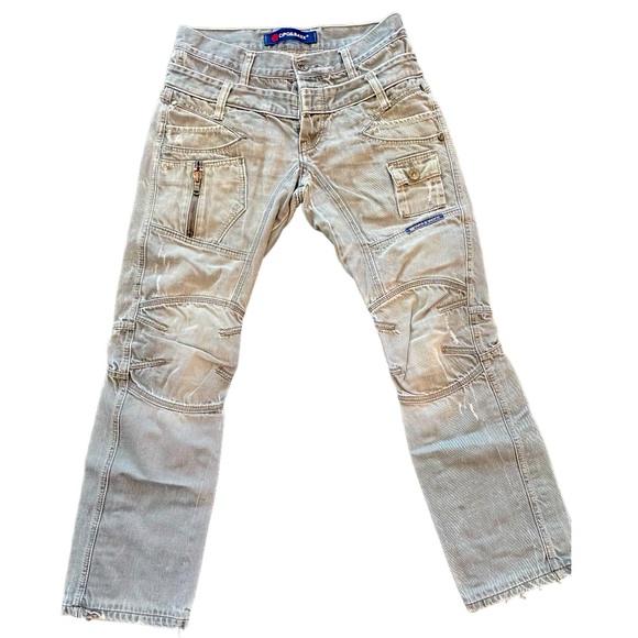 cipo & baxx Other - CIPO & BAXX Mens Grey Distressed Jeans Size 31 X 34 straight Cut